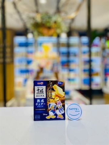 Phô mai Cheddar Meiji Tokachi Smart 1 tuổi (8 miếng x 11,3g)