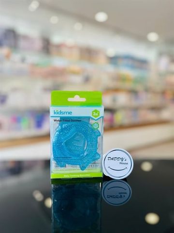 Gặm nướu mềm có nước hình cá Kidsme - Màu xanh (3th)