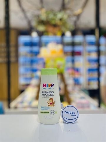 Dầu gội & dầu xả Hipp Babysanft với hạnh nhân hữu cơ - da nhạy cảm (200ml)