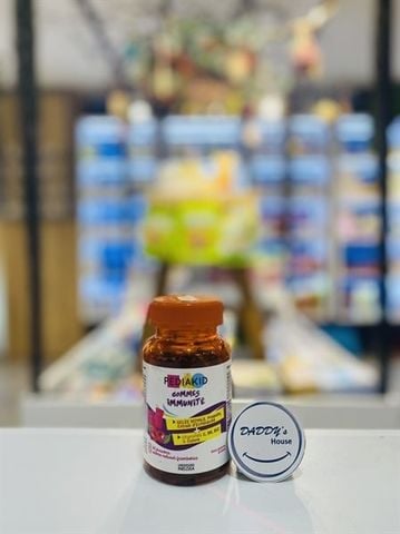 Kẹo dẻo Gommes vitamin tăng sức đề kháng PEDIAKID (60v)