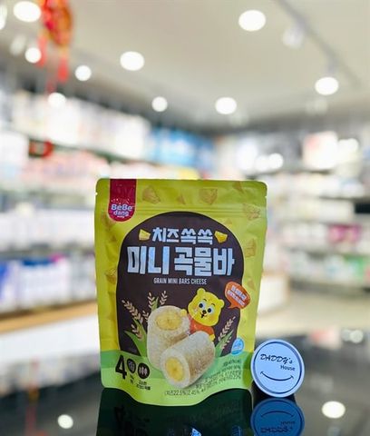 Bánh cuộn ngũ cốc mini Bebedang vị phô mai (70g)