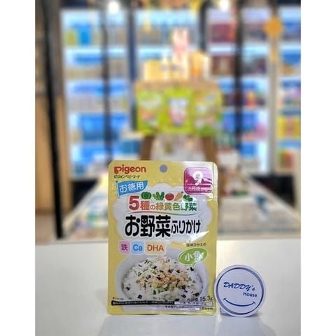 Gia vị rắc Pigeon 5 loại rau & cá 9th (15.3g)