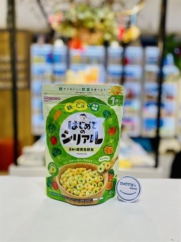 Ngũ cốc gạo với 8 loại rau xanh & vàng Wakodo 1 tuổi (40g)
