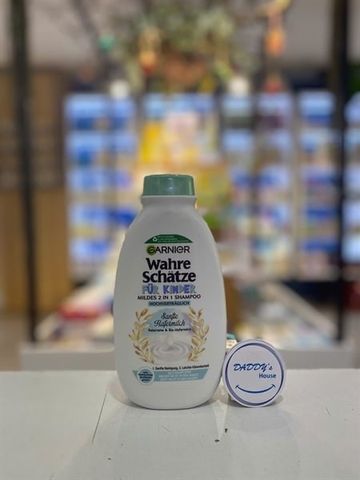 Dầu gội xả 2 in 1 Garnier Kinder với kem gạo & sữa yến mạch hữu cơ (300ml)