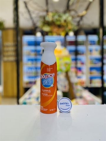 Xịt chống tĩnh điện, giảm nếp nhăn, khử mùi 3 in 1 Bounce - NĐ (275g)