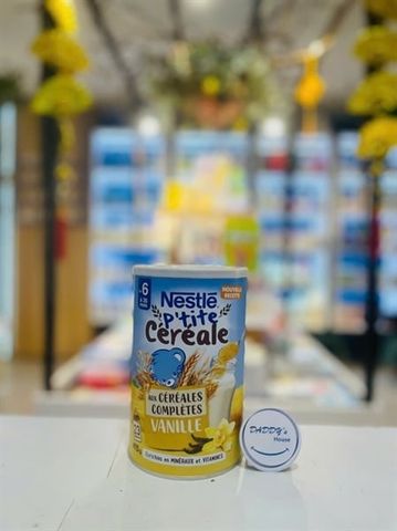 Bột lắc Nestle Ptite Cereale ngũ cốc, vanille 6th - NĐ (415g)