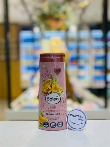Sữa tắm dưỡng da Balea - Hương hoa cam & vani (300ml)