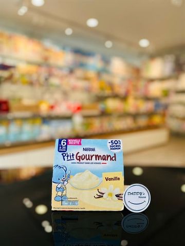 Váng sữa Nestle Gourmand - Vanille - 6th - NĐ (4x100g)