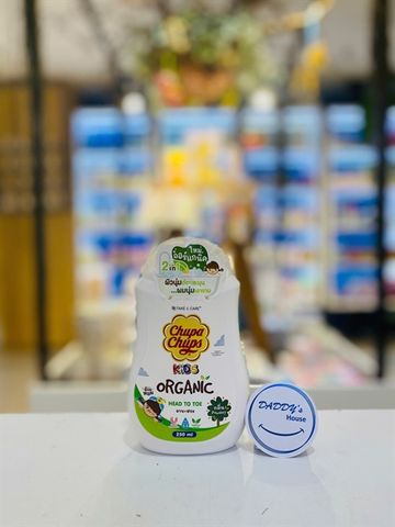 Sữa tắm gội Chupa Chups Kids Organic - Hương Phấn (250ml)