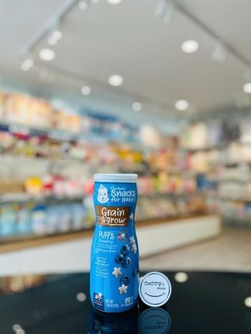 Bánh Gerber Puffs - Vị việt quất 8th - NK (42g)