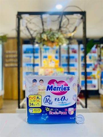 Tã quần Merries công ty size XXL24 (15-28kg)