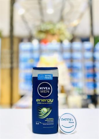 Sữa tắm gội Nivea Men Energy 3 in 1 - Đức - NĐ (250ml)