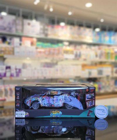 Đồ chơi trẻ em xe đua Graffiti phun sương có điều khiển Vecto (3 tuổi)