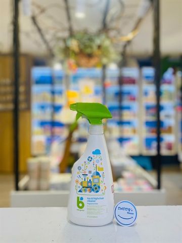 Xịt vệ sinh đồ chơi và bề mặt đa năng Organic Babyganics (502ml)