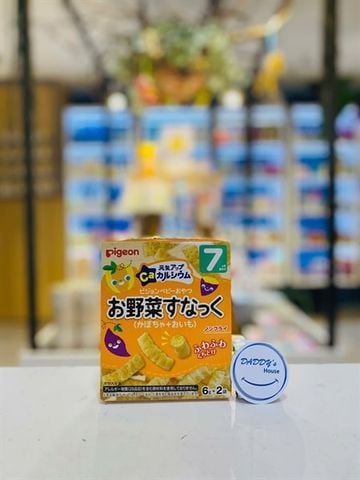 Bánh Pigeon vị khoai lang và bí đỏ 7 tháng CT (2x6)