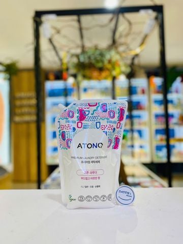 Túi nước giặt thuần chay cao cấp cho da bé nhạy cảm Atono2 hương Cotton Powder (1L)