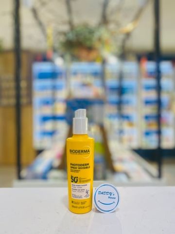 Xịt chống nắng Bioderma Photoderm Spray Invisible 50+ (200ml)