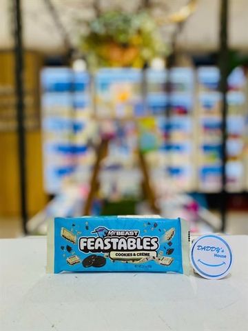 Thanh socola Mr Beast Feastables Cookies & Creme (60g)