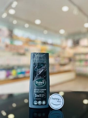 Sữa tắm gội Balea Men Active Carbon Duschgel 3in1 (300ml)