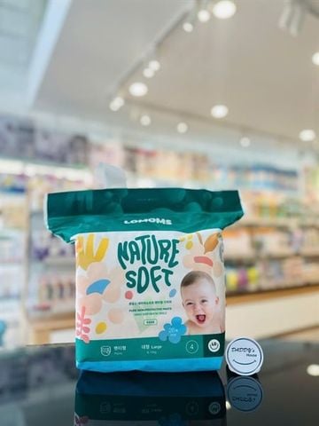 Tã quần Lomoms Nature Soft Large 8-12kg (26 miếng)