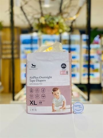Tã dán ban đêm Applecrumby size XL17 (11-16kg)