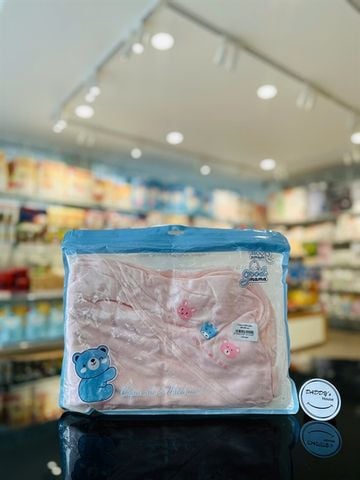Chăn ủ bốn mùa Goodmama màu hồng (85*85cm)