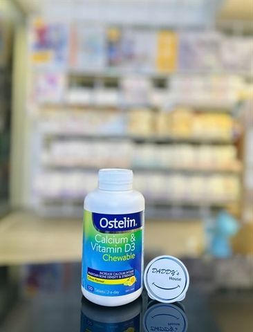 Vitamin D & Calcium Chewable Ostelin (120 viên)