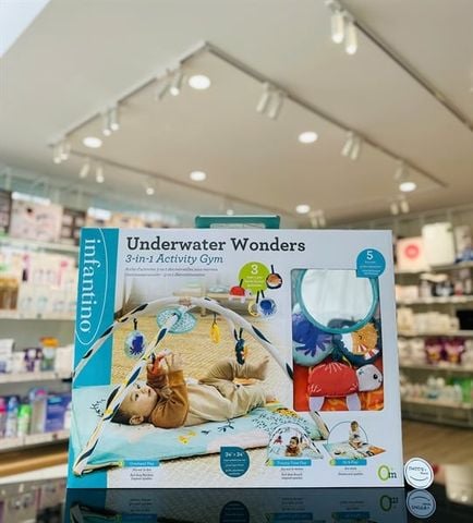 Thảm vận động cho bé Underwater Wonders 3 in1 Activit Gym Infantino