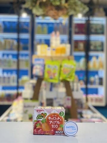 Nước ép trái cây Pigeon vị táo & carot từ 5th (3x125ml)