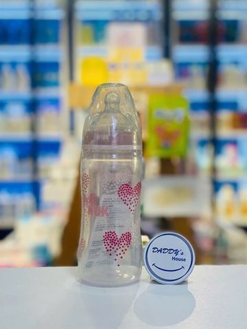 Bình sữa NUK Premium Choice - Heart Pink - Nhật - NĐ (300ml)