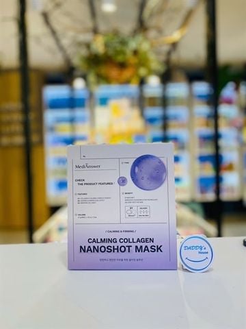 Mặt nạ MediAnswer Calming Collagen Nano Shot (5 miếng)