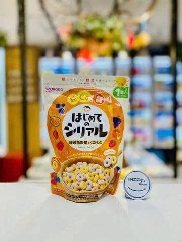 Ngũ cốc gạo, 4 loại rau & 4 loại trái cây Wakodo 1 tuổi (40g)