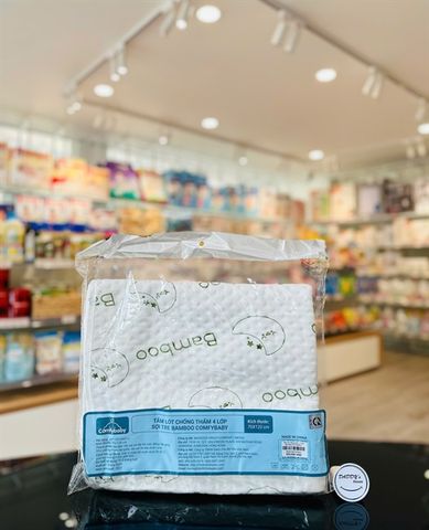Tấm lót chống thấm 4 lớp Bamboo ComfyBaby (70x120cm)