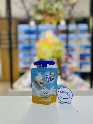 Váng sữa Mont Blanc Récré O'lé - bánh quy - Pháp (85g)