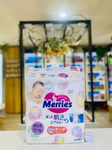 Tã dán Merries Newborn - 76 miếng (<5kg)
