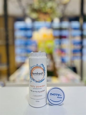 Bột phấn làm sạch vùng thân mật Femfresh Intimate Daily Powder - NĐ (100g)