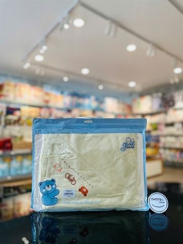 Chăn ủ bốn mùa Goodmama màu vàng (85*85cm)