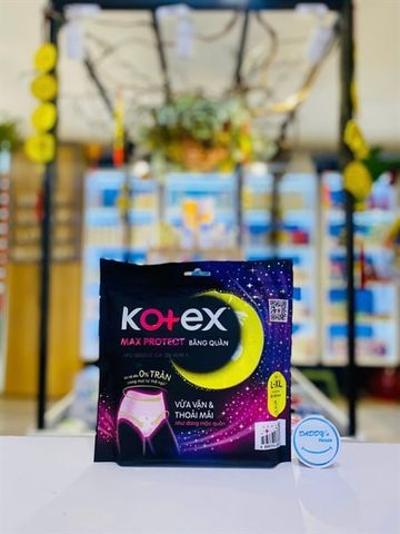 Băng vệ sinh Kotex đêm dạng quần Max Protect size L-XL (2m)