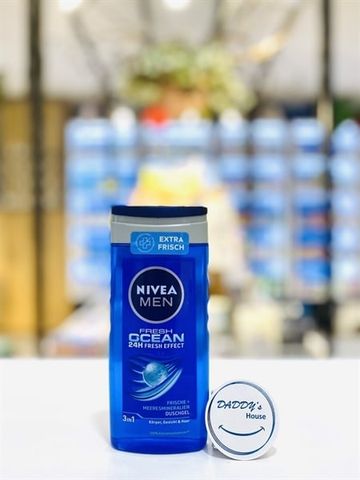 Gel tắm gội 3 in 1 Nivea Men Fresh Ocean - NĐ (250ml)