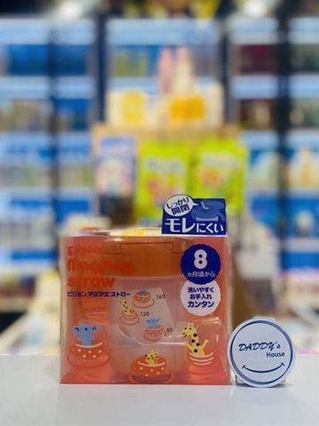 Bình Ống hút Pigeon MagMug Baby - 8 tháng (160ml)