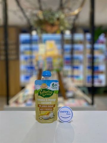 Váng sữa Rafferty's Garden vị chuối & xoài Custard - 6th - Aus (120g)