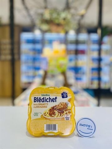 Mì ý sốt cà chua, thịt bò, trứng Bledichef 12th - NĐ (230g)