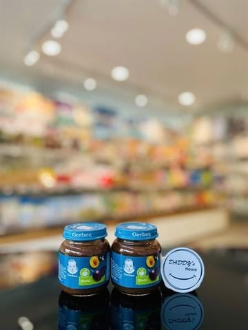 Mận đen nghiền Gerber 4 tháng - NK ( 125g)