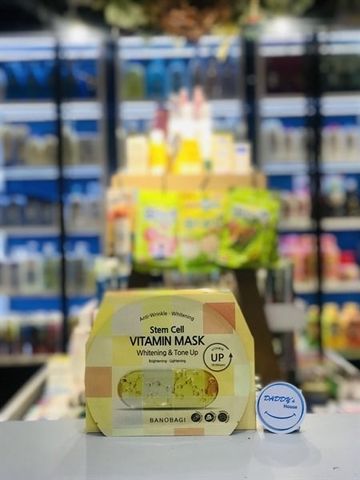 Mặt nạ Vitamin tái tạo, phục hồi da trắng khỏe chiết xuất cà rốt Banobagi (1m)
