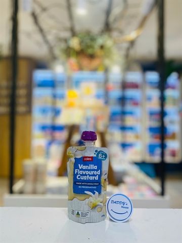 Váng sữa Coles Vanilla Flavoured Custard từ 6th - Aus (120g)