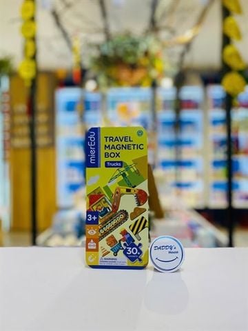 Hộp xếp hình nam châm - Xe tải MierEdu (3 tuổi)