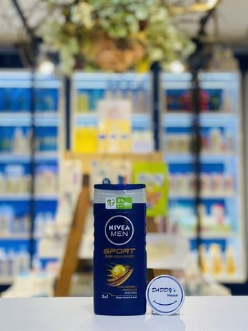 Sữa tắm gội Nivea Men Sport 24h Fresh Effect - NĐ (250ml)