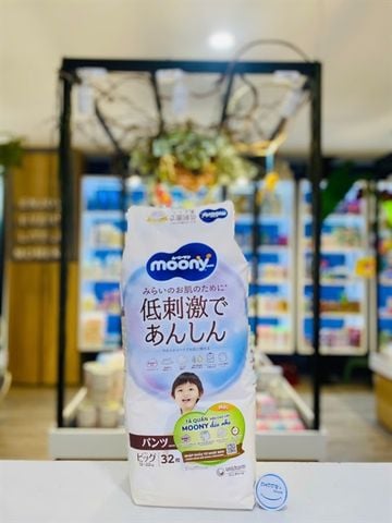 Tã quần Moony Natural size XL32 (12-22kg)