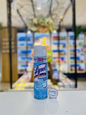 Xịt khử trùng Lysol crisp Linen scent vải lanh N - NĐ (538g)