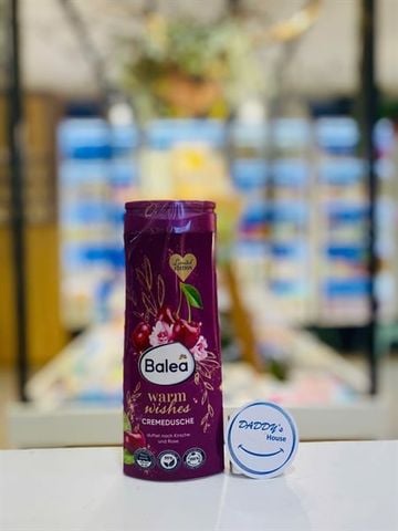 Sữa tắm dưỡng da Balea - Hương hoa hồng & cherry (300ml)
